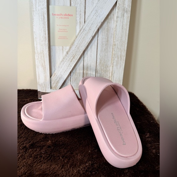 J SLIDES, SQUISH PALE PINK EVA SQUISHY COMFORT. Size 8 and 10 New in box - Picture 2 of 9